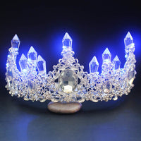 Wedding Hair Accessories Baroque LED Light Tiaras-Hair Accessories-Golonzo