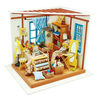 DIY House with Furniture Children Adult Miniature Wooden Doll House-Toys-Golonzo