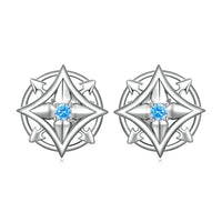 925 Sterling Silver Geshin Impact Collection Stud Earrings-Earrings-Golonzo