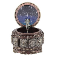 Vintage Music Box with 12 Constellations Rotating Goddess-Music Boxes-Golonzo