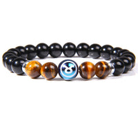 12 Zodiac Signs Charm Natural Stone Beads Bracelets-Bracelets-Golonzo