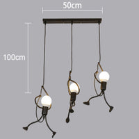 Modern pendant lamp little man climbing Elegant Hanger for home indoor Lighting Art-Lamps-Golonzo