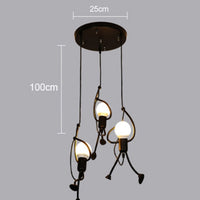 Modern pendant lamp little man climbing Elegant Hanger for home indoor Lighting Art-Lamps-Golonzo
