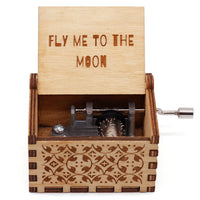 Modern Wooden Music Box Unique Mechanical Toy for Children-Music Boxes-Golonzo