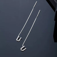 Shiny Alphabet Earrings-Golonzo