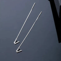 Shiny Alphabet Earrings-Golonzo