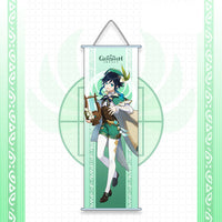 Genshin Impact Scroll Canvas Wall Hanging Painting-Painting Canvas-Golonzo