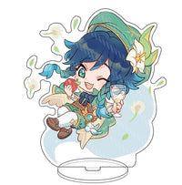 Genshin Impact Figure Stand Model Plate Desk Decor-keychain-Golonzo