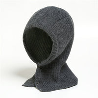 Knitted Cotton Snood Hat Scarf-Scarves-Golonzo