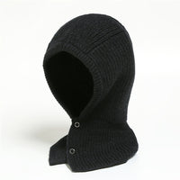 Knitted Cotton Snood Hat Scarf-Scarves-Golonzo
