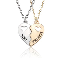 Best Friends Love Couple Necklace For Women Cut Animal Rabbit Rainbow-Necklace-Golonzo