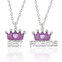 Best Friends Love Couple Necklace For Women Cut Animal Rabbit Rainbow-Necklace-Golonzo