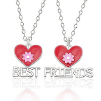 Best Friends Love Couple Necklace For Women Cut Animal Rabbit Rainbow-Necklace-Golonzo