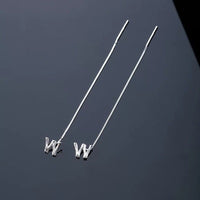 Shiny Alphabet Earrings-Earrings-Golonzo