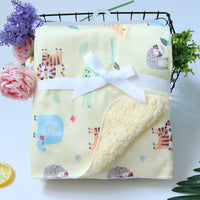 Baby Blankets Thicken Double Layer Super Soft-Blankets-Golonzo