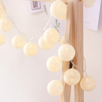 Holy Chirstmas Light-Cotton Ball (20 pcs )-Lighting Strings-Golonzo