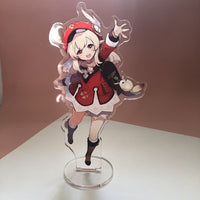 Genshin Impact Figure Stand Model Plate Desk Decor-keychain-Golonzo