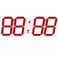 Large Digital 3D Led Wall Clock Modern Design Home Decor-Wall Clocks-Golonzo