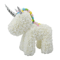 Rabbit Dog Panda Unicorn Teddy Bear Rose Soap Foam Flower Artificial-gift box-Golonzo