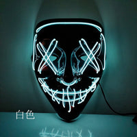 LED Halloween Mask Luminous Glow In The Dark-Masks-Golonzo