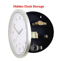 Hidden Secret Storage Wall Clock-Wall Clocks-Golonzo