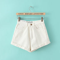 Summer Denim Vintage High Waist Shorts Jeans-Shorts-Golonzo