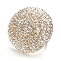 Jewelry Crystal Gift - Colorful Crysta Gold Color Rings-Rings-Golonzo