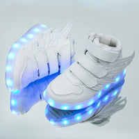 Kids LED Light up Shoes with wing-Shoes-Golonzo