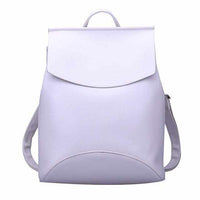 Youth Leather Fashion Women Backpack-Backpacks-Golonzo