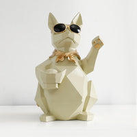 Cat Dog Figurines Resin Moden Crafts Animals Miniature cute ornaments for Home office decoration Storage bowl-statue-Golonzo