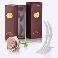 Eternal Love - Rose With Stand for Precious Gift-Artificial Flora-Golonzo