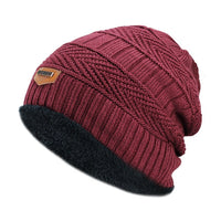 Fashion knitted Winter Hats - Thick and warm Soft Knitted Beanies-Hats-Golonzo