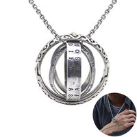 Tibetan Silver Rotatabl Ring Male 925 Sterling Silver Totem Twelve Constellations Ring Cosmic-ring-Golonzo