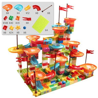 Marble Race Run Big Block Compatible Duploed Building-Toys-Golonzo