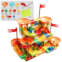 Marble Race Run Big Block Compatible Duploed Building-Toys-Golonzo