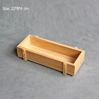 Wooden Table Container Organizer Home Decor-Storage Holders & Racks-Golonzo