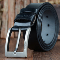 High Quality Genuine Cow Leather Vintage Designer Belts for Men-Belts-Golonzo