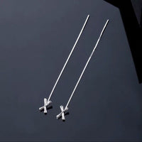 Shiny Alphabet Earrings-Earrings-Golonzo