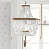 Modern minimalist round wooden led lamp crystal-Golonzo