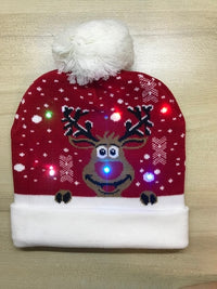 Christmas Theme LED Beanies-Hats-Golonzo