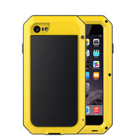 Shockproof Waterproof Metal Aluminum Phone Case for Iphone 11 12 13 Pro Max X XS XR 8 7 Plus Cover Screen Glass Film-Mobile Phone Cases-Golonzo