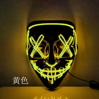 LED Halloween Mask Luminous Glow In The Dark-Masks-Golonzo