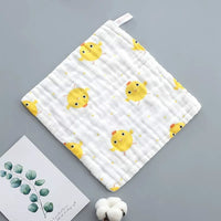 Baby Pure Cotton Printable Hanging Small Towel-Baby guards-Golonzo