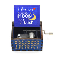 Modern Wooden Music Box Unique Mechanical Toy for Children-Music Boxes-Golonzo