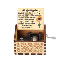 Modern Wooden Music Box Unique Mechanical Toy for Children-Music Boxes-Golonzo