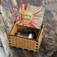 Wooden Hand Crank Queen Music Box Game Of Thrones Dragon Ball TO MY Goigeous Wife Theme Music Box-Music Boxes-Golonzo