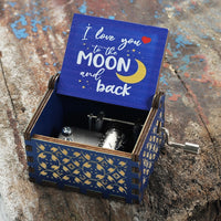 Wooden Hand Crank Queen Music Box Game Of Thrones Dragon Ball TO MY Goigeous Wife Theme Music Box-Music Boxes-Golonzo