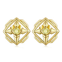 925 Sterling Silver Geshin Impact Collection Stud Earrings-Earrings-Golonzo