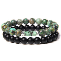 Chains Bracelet Set - Tiger Eye Stone Bracelets Natural-Bracelets-Golonzo