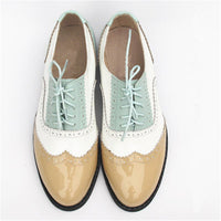 Vintage Casual Women's Flats Oxford Shoes-Shoes-Golonzo